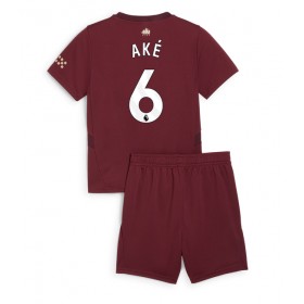 Manchester City Nathan Ake #6 Tredje Kläder Barn 2024-25 Kortärmad (+ Korta byxor)